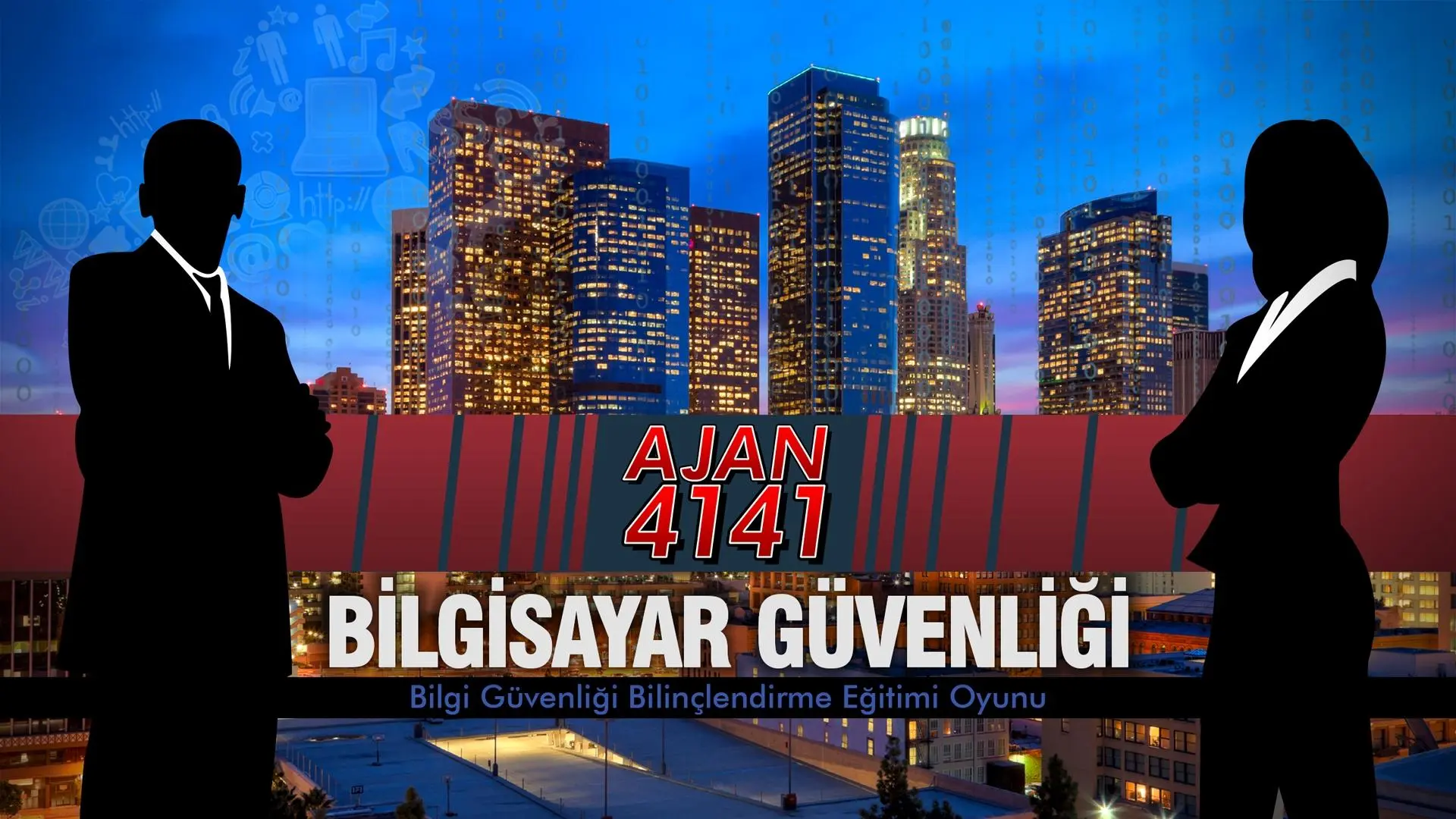 Ajan 4141 Bilgisayar Güvenliği eğitim oyunu kapağı