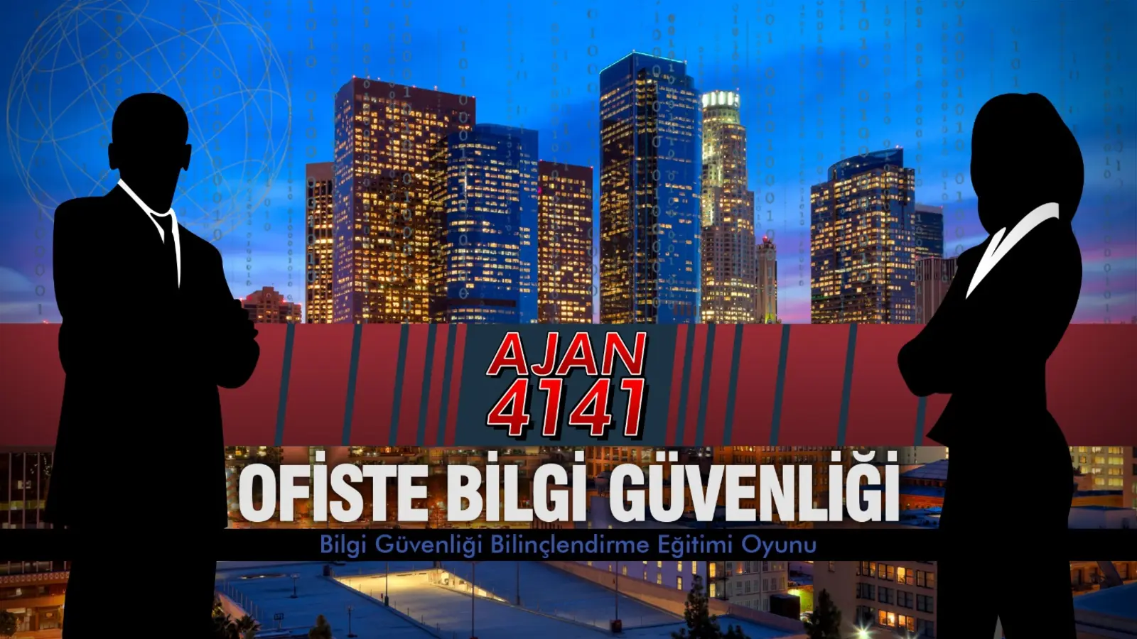 Ajan 4141 Ofiste Bilgi Güvenliği eğitim oyunu posteri