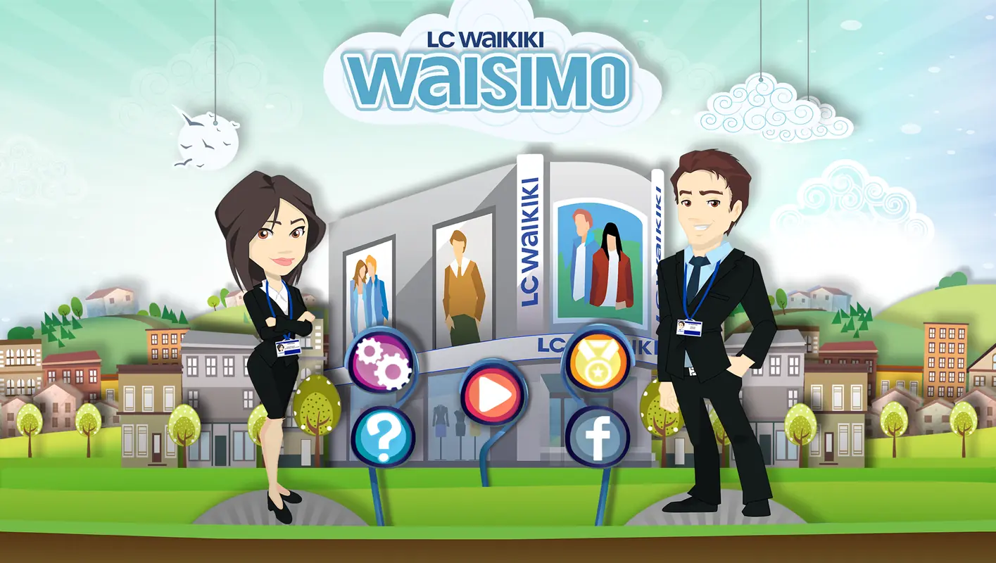 LC Waikiki için geliştirilmiş Waisimo mağaza simülasyonu